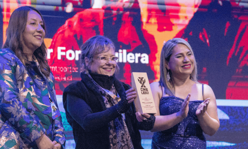  Roser Fort recibe premio a la trayectoria en CINELEBU 2025